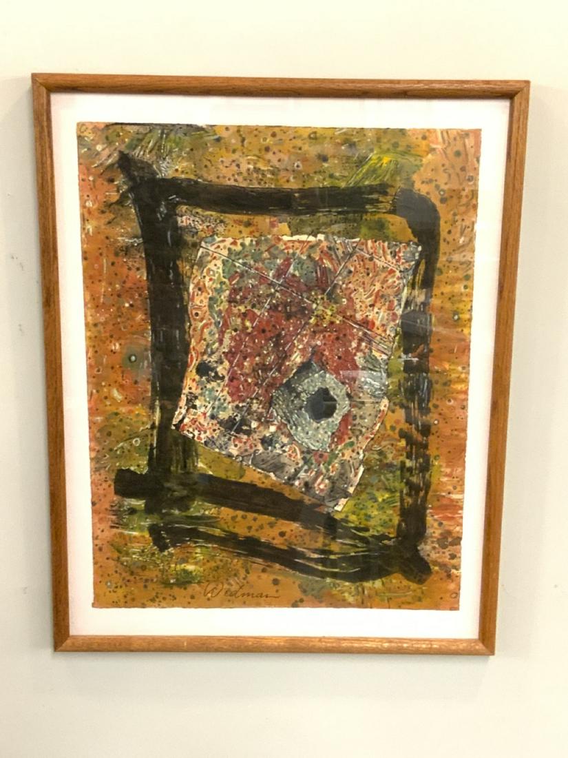 Harry Widman (1929-2014) The First Tangle: Harry Widman (1929-2014) TItled: The First Tangle Acrylic and watercolor on paper. Background Matt Widman is selling some artwork from his private collection of his father, prominent Oregon artist Har