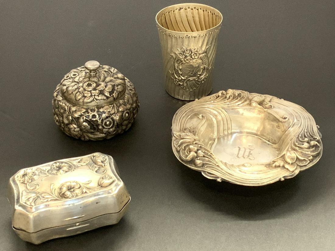 Antique Estate Sterling Silver Group (1 of 6)