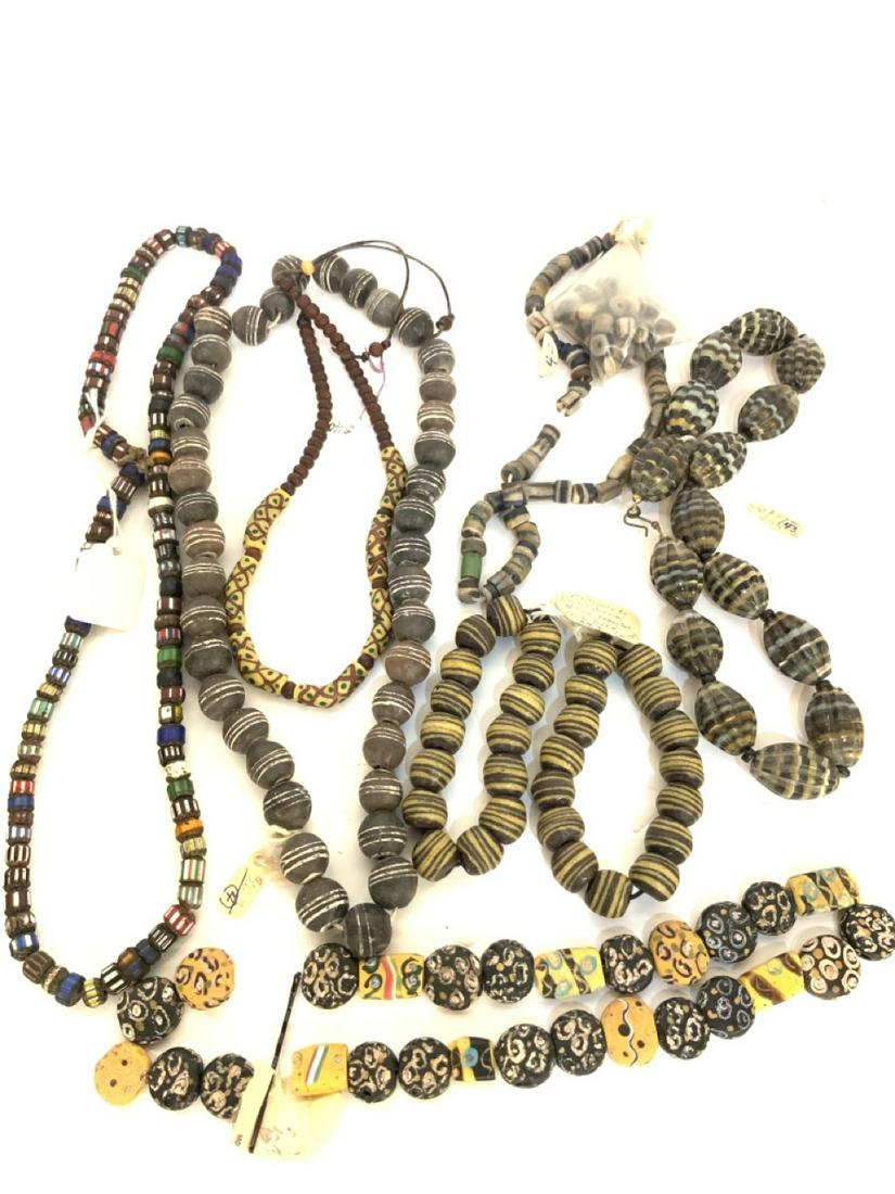 Nine (9) African Trade Beads (1 of 4)