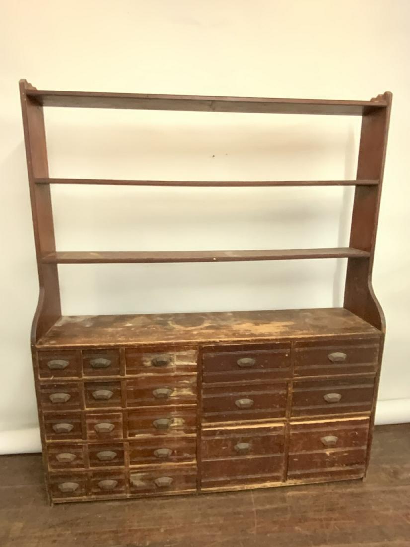 Antique General Store Or Pantry Storage Cabinet (1 of 3)