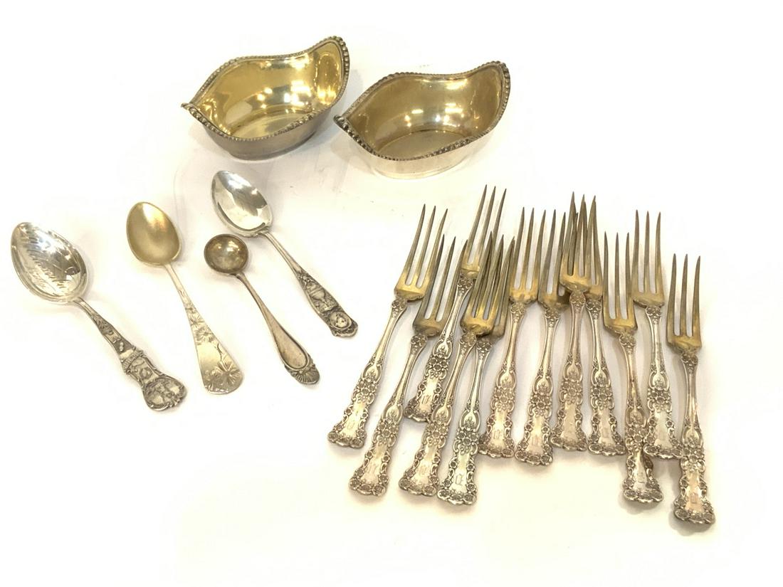 Estate Compiled Sterling Silver Flatware, Gorham (1 of 5)