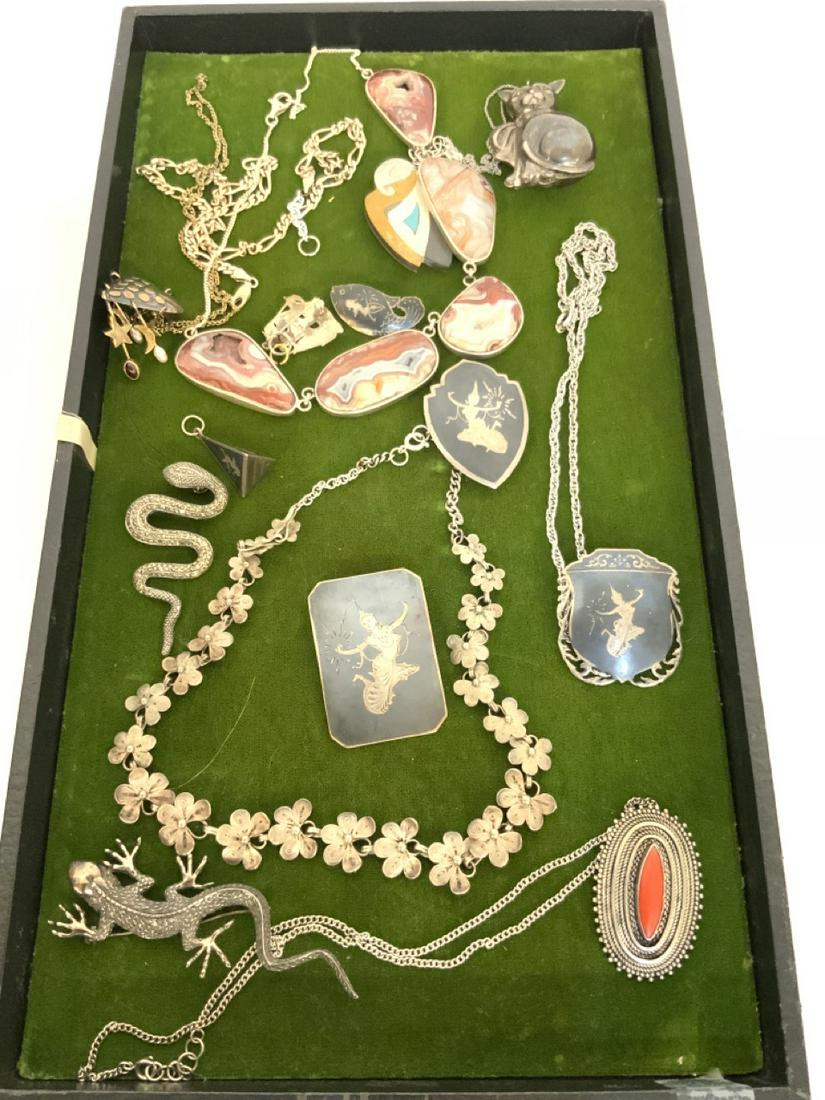 Assorted Estate Sterling Silver Jewelry Group (1 of 3)