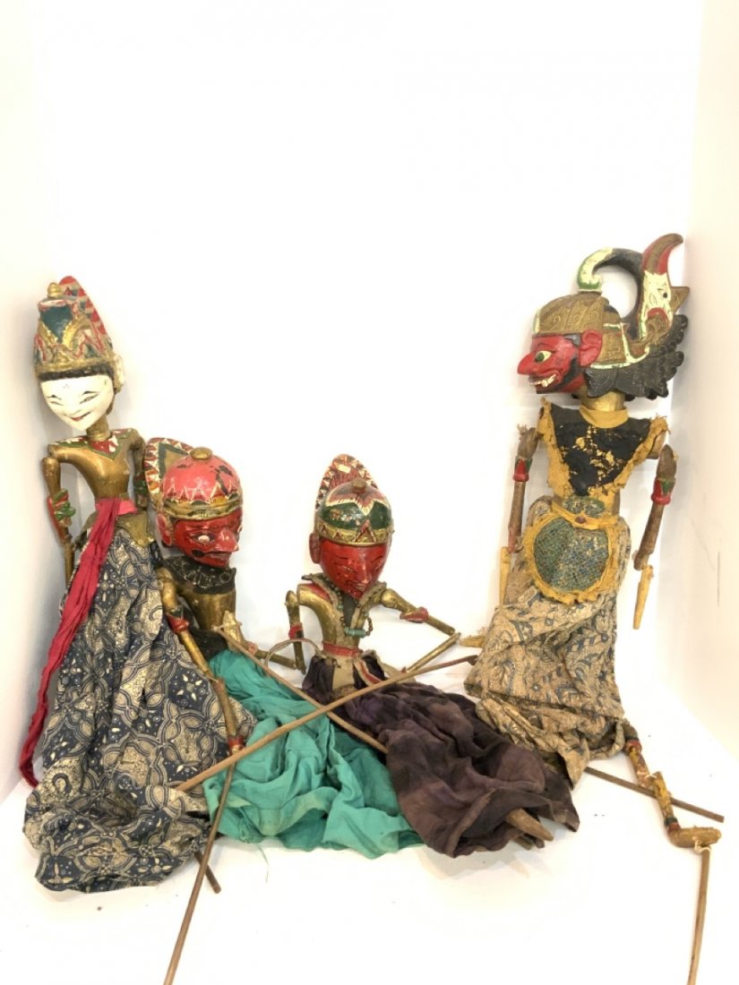 Estate Collection Vintage Indonesian Puppets (1 of 7)