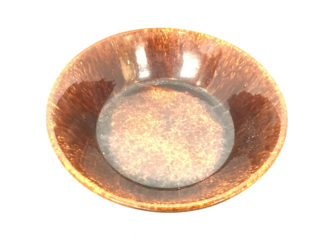 Bennington/Rockingham Spongeware Bowl (1 of 3)