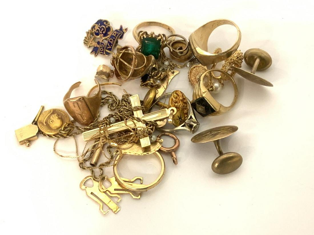 Compiled Estate Gold/Scrap Jewelry 55.63 Grams (1 of 7)