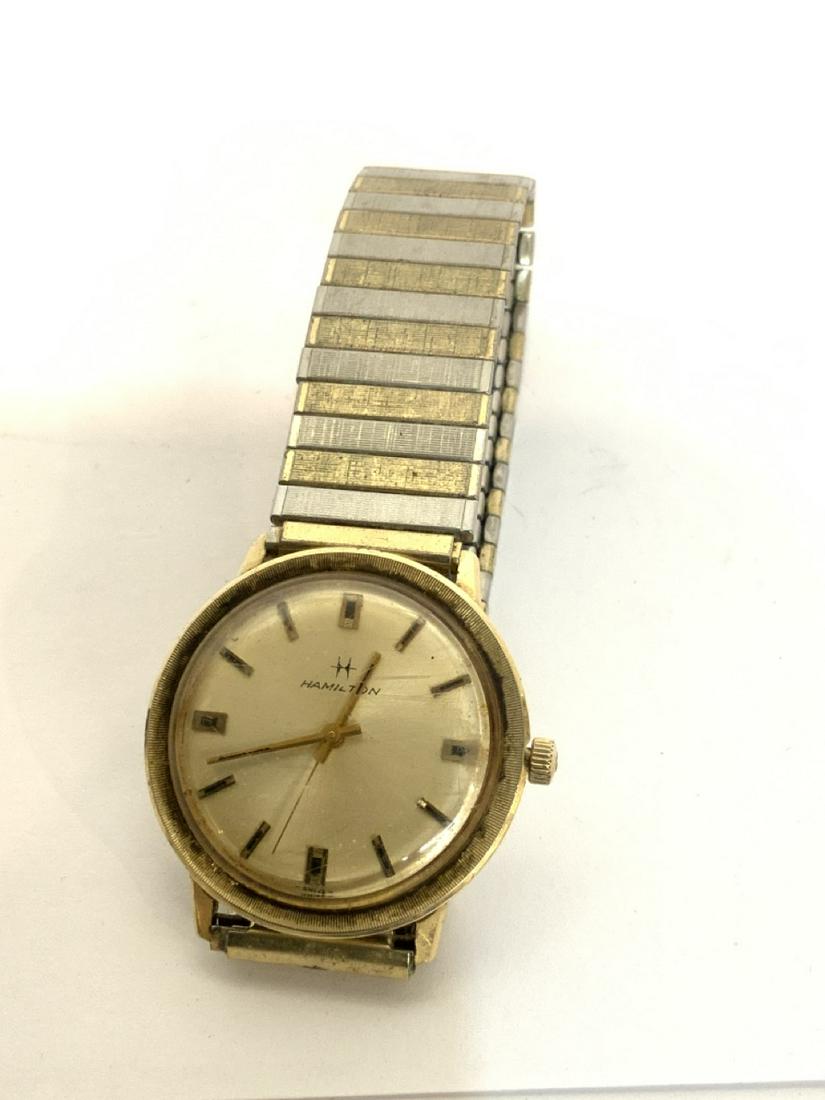 14K Gold Hamilton Art Deco Men's Wristwatch (1 of 4)