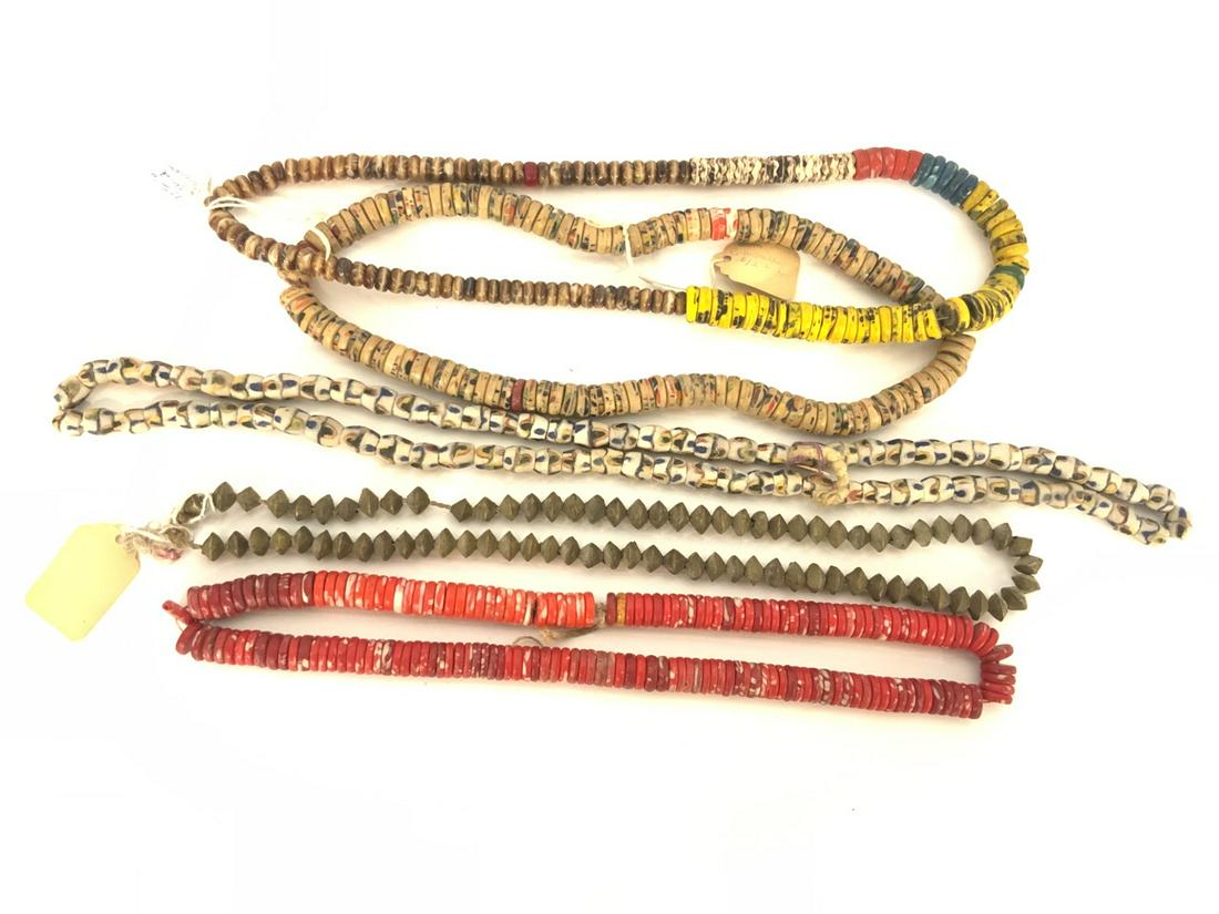 Lot of Vintage African Trade Bead Necklaces (1 of 3)