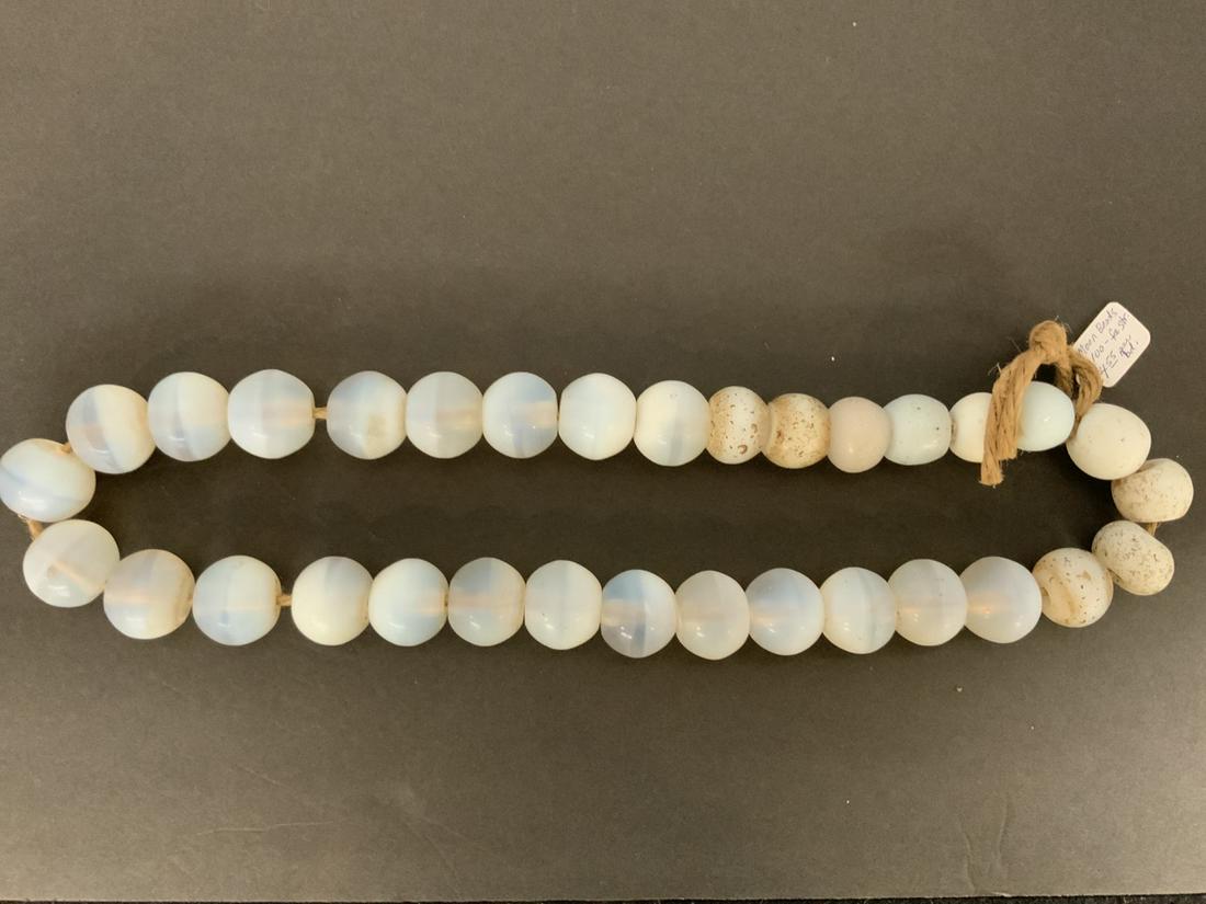 Antique African Moon Beads Strands (1 of 2)