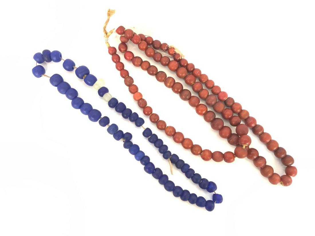Three (3) Strands African Trade Beads (1 of 2)