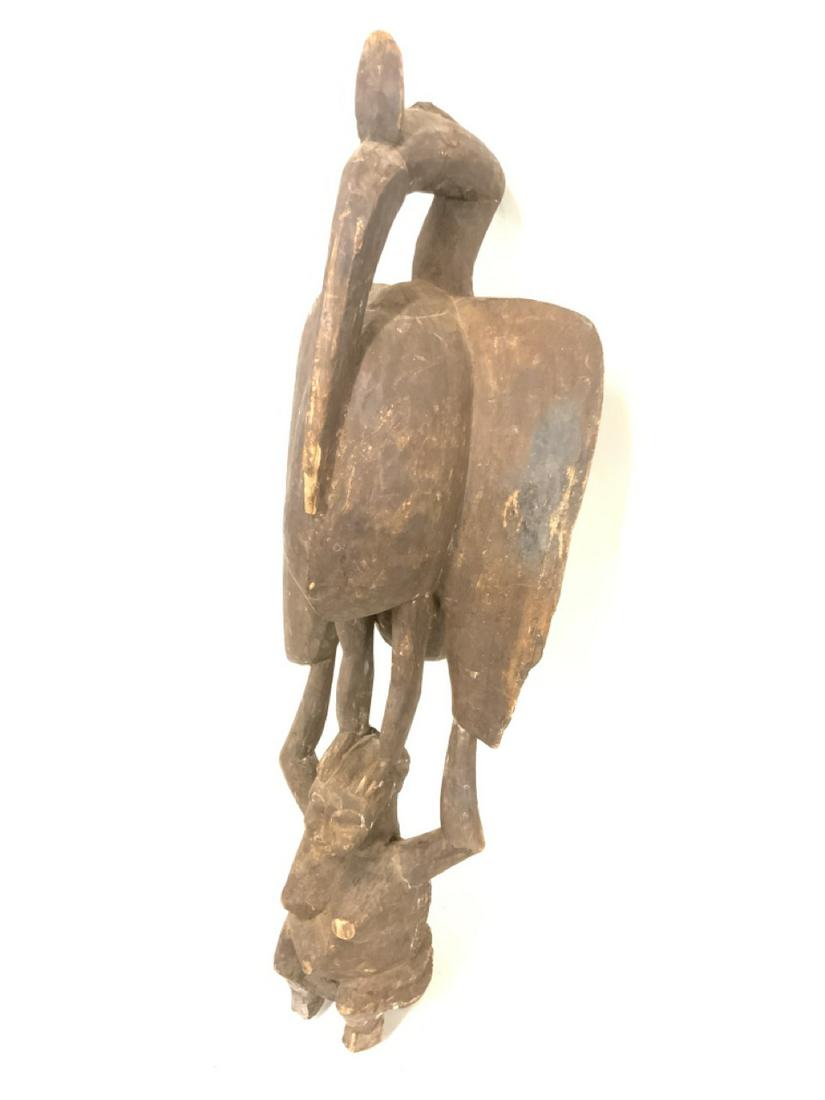African Tribal Carved Wood Bird Woman (1 of 6)