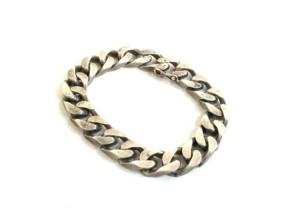 Sterling Silver Cuban Link Bracelet (1 of 3)
