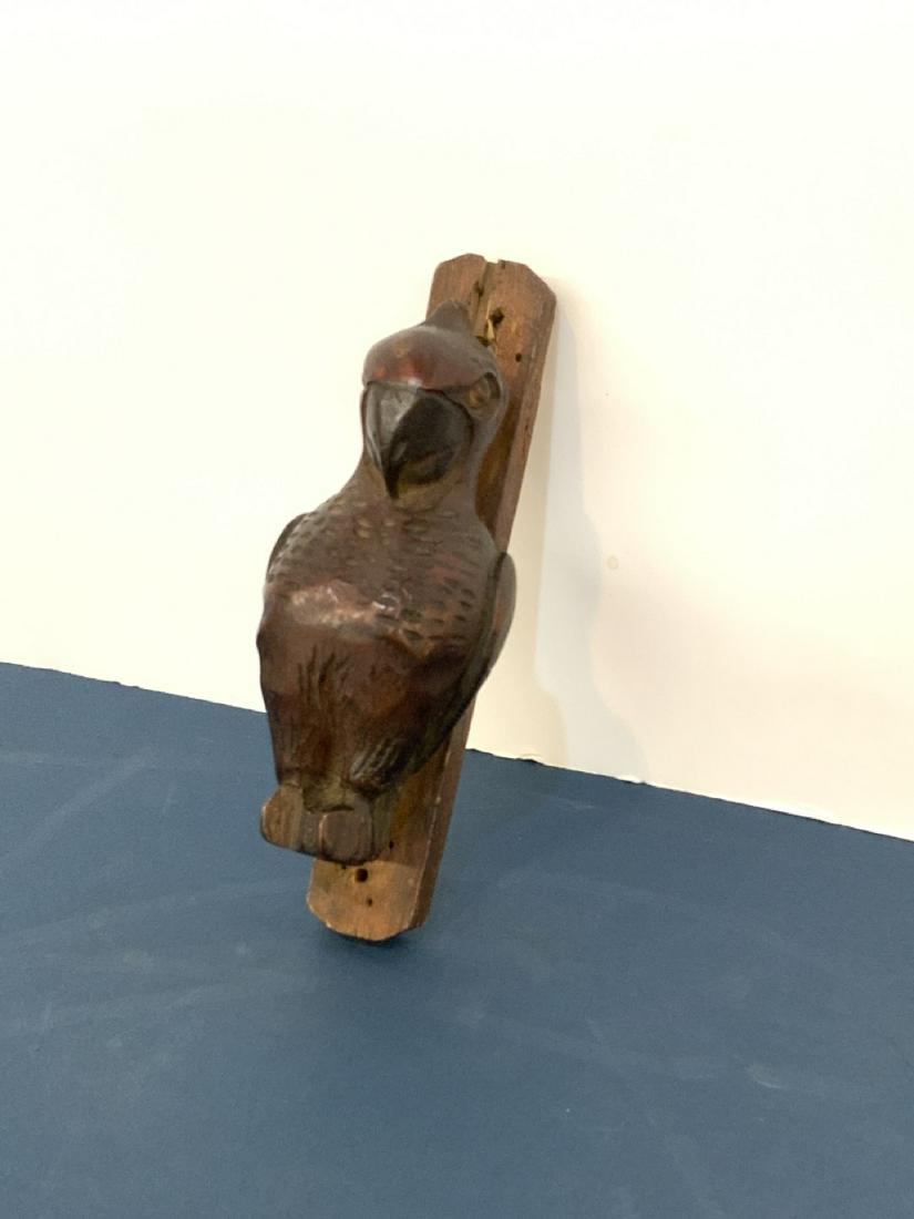 Folk Art Wood Parrot Door Knocker (1 of 4)