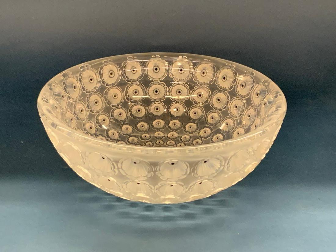 Lalique Nemours Crystal 10" Bowl (1 of 5)
