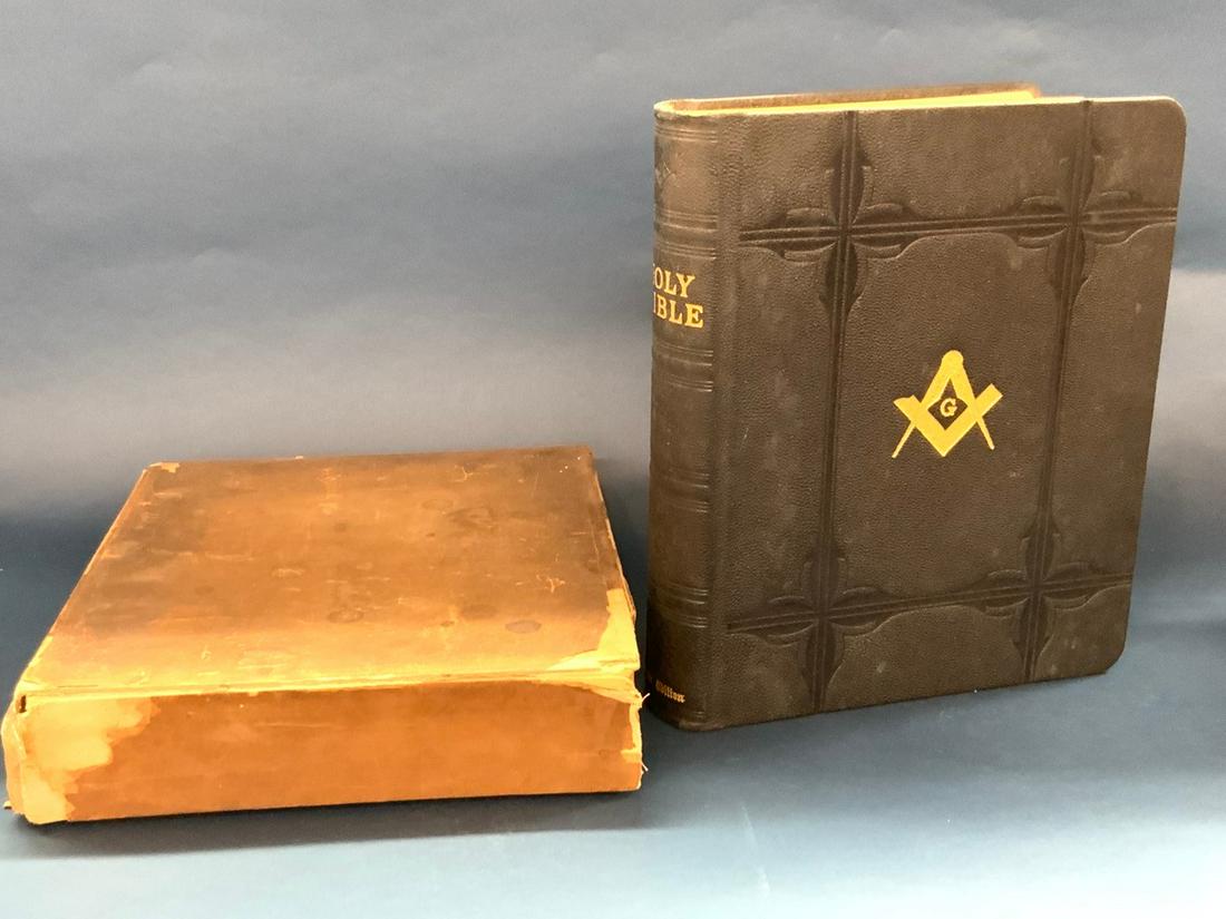 1930's Original Masonic Bible. (1 of 5)