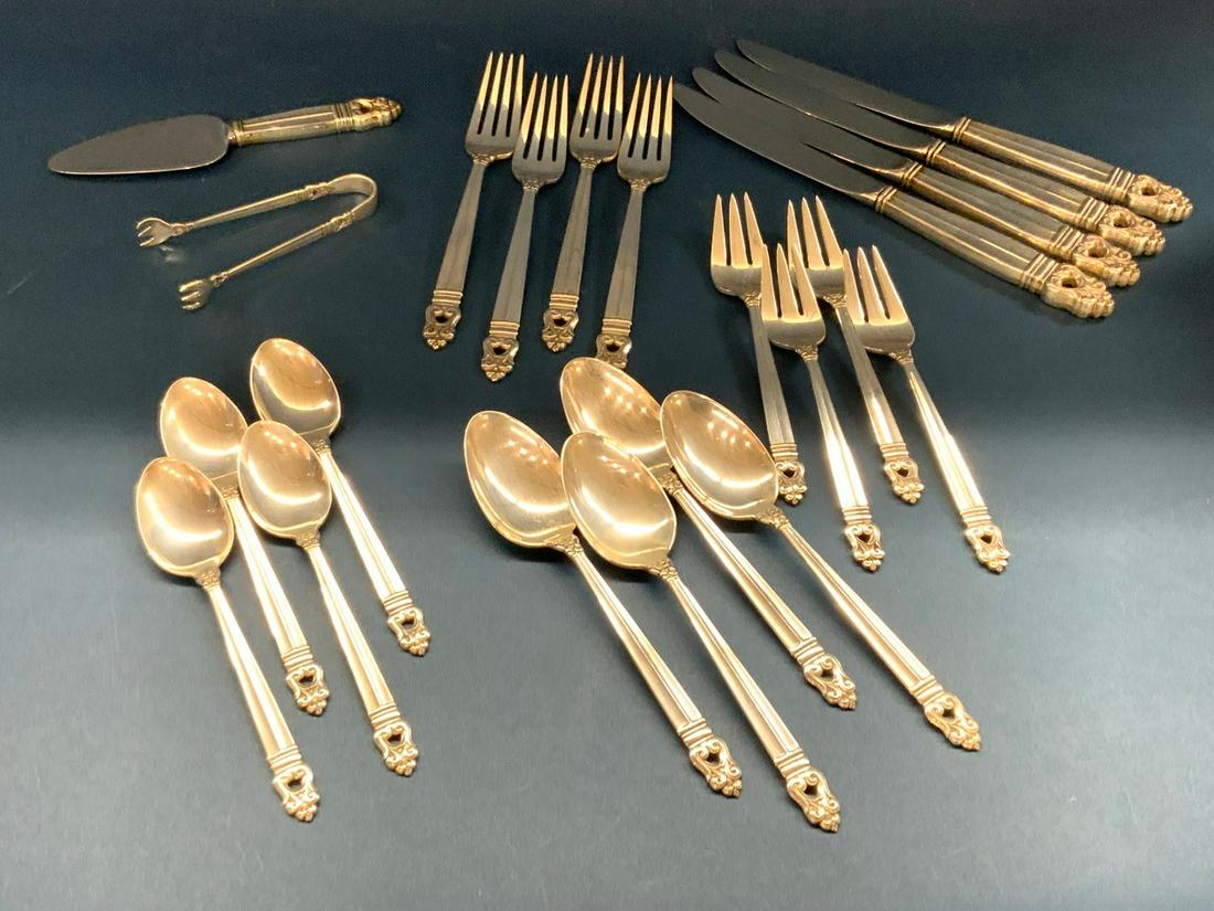 International Sterling Silver "Royal Danish" Flatware (1 of 4)