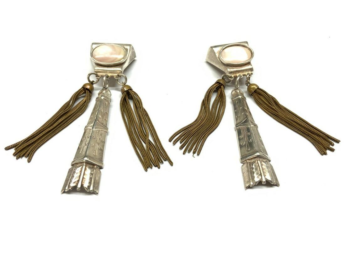 Kate Hines Designer Sterling Silver Earrings (1 of 4)