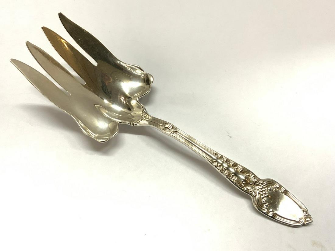 Tiffany & Co. Large Meat Serving Fork  Broom Corn (1 of 4)