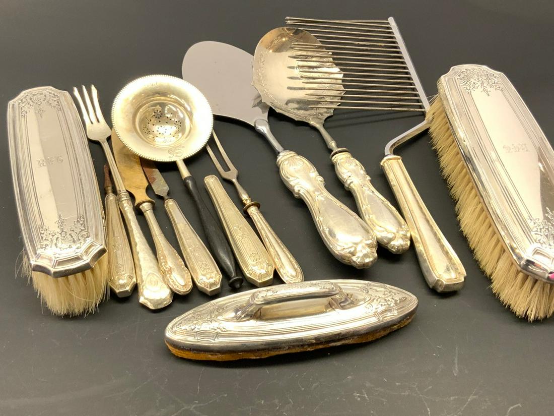 Estate Weighted And Scrap Sterling Silver Group (1 of 6)