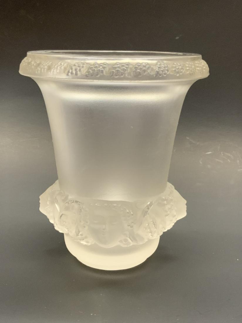 Lalique "Quatre Tetes' Art Glass Vase (1 of 6)