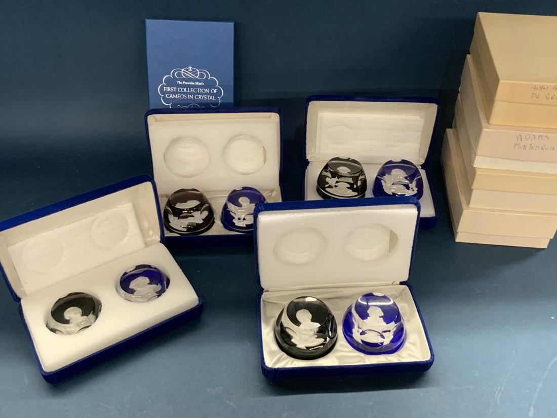 Baccarat "Cameos In Crystal" Paperweight Collectiont (1 of 6)