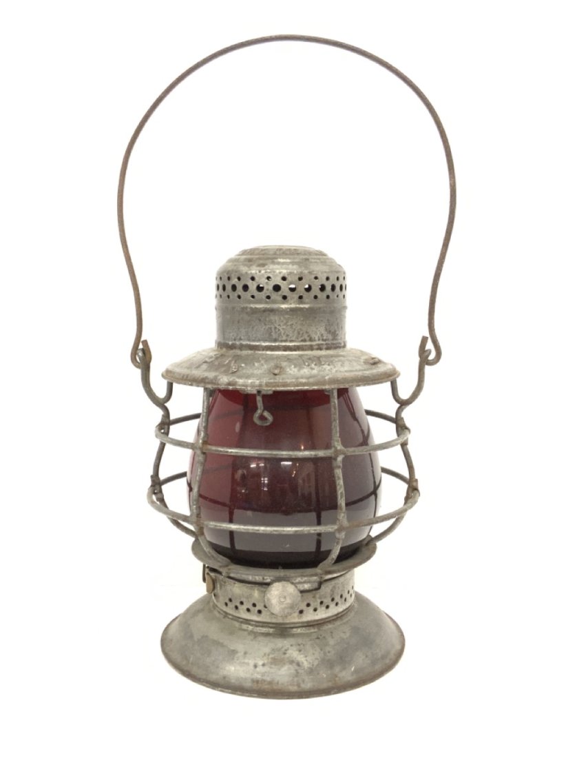 Early 1900s NY B.R. & P. Ry. Railroad Lantern (1 of 5)