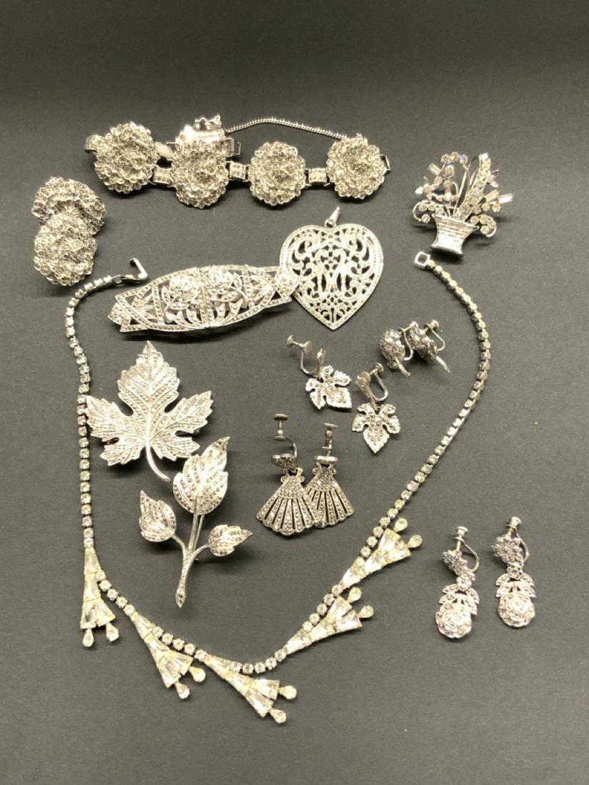 Vintage Estate Sterling Silver Evening Ware Jewelry (1 of 5)