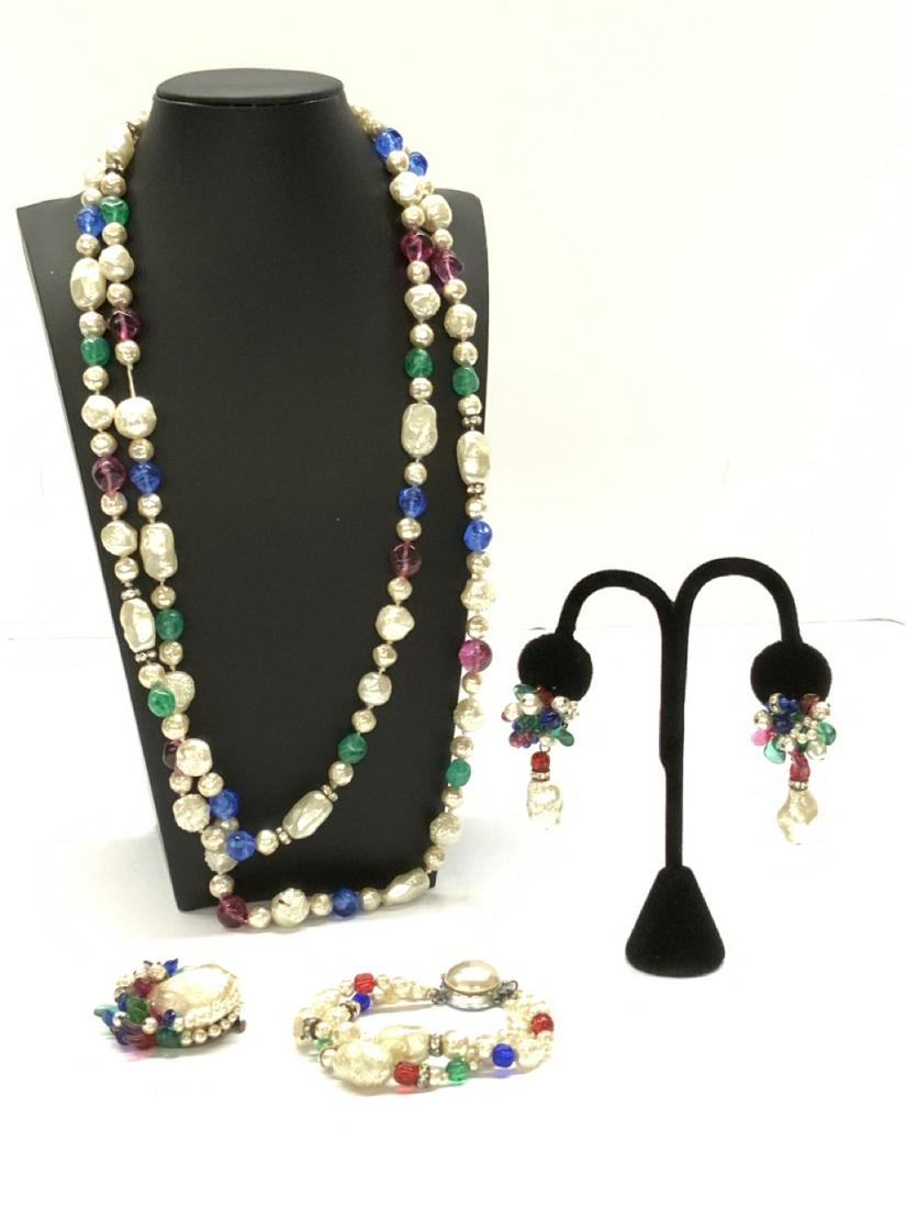 French Vintage Costume Parure Set, Rousellet (1 of 11)