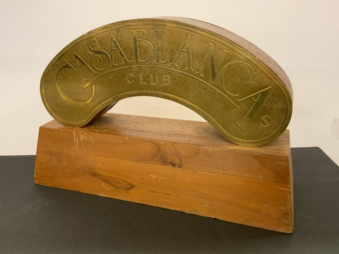 Casablanca Club Cigar Shop Sign (1 of 4)