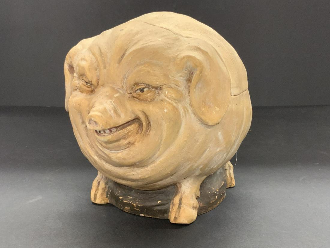 Johann Maresch Antique Pottery Pig Tobacco Jar (1 of 6)