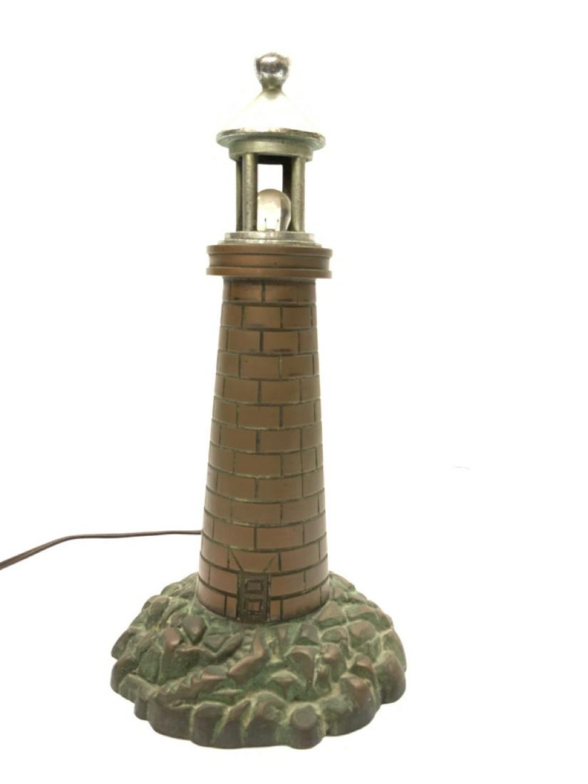 Early 20th c. Nautical Lighthouse Table Lamp (1 of 5)