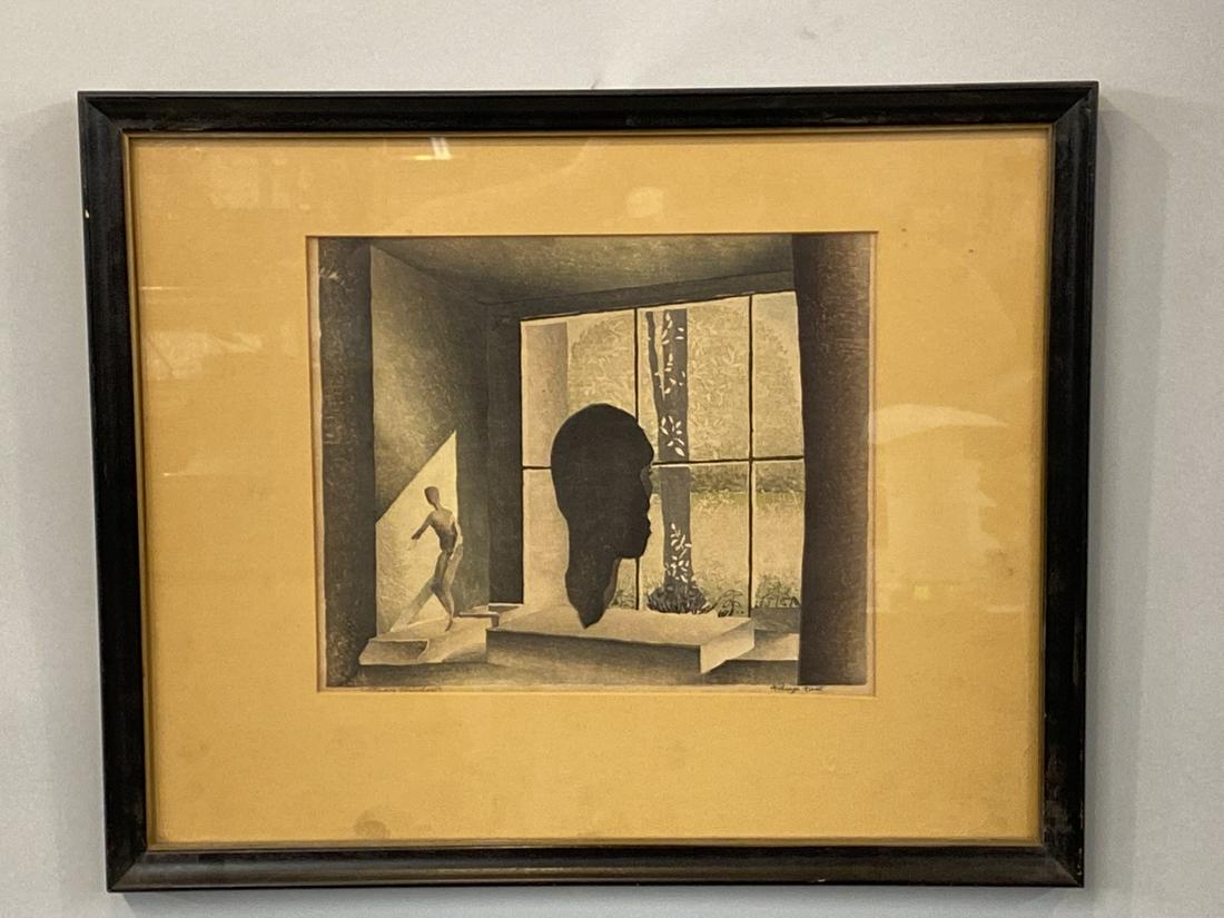 Luigi Rist "Studio Window" Lithograph Print (1 of 4)