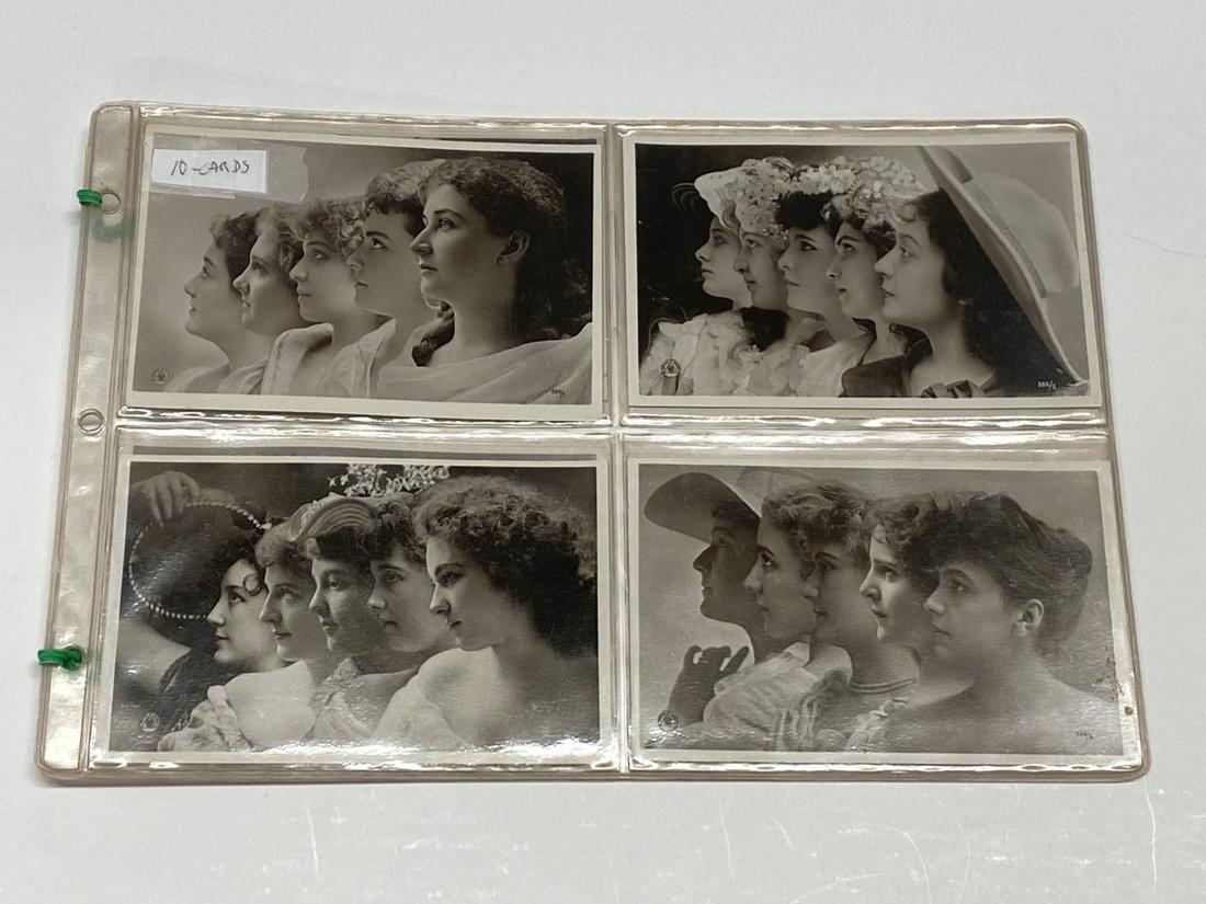 Collection of Early 1900s B&W German Women Postcards (1 of 7)