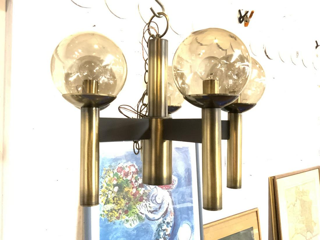1970's Five Globe Chandelier (1 of 4)