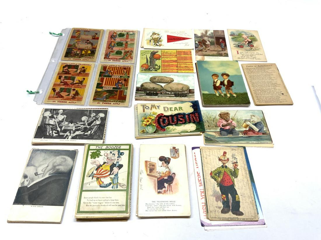 Misc. Lot of Early-Mid 1900s Postcards (1 of 17)