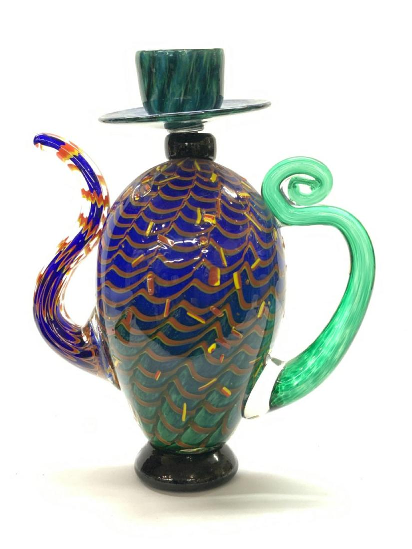 Studio Art Glass Teapot Sculpture (1 of 5)
