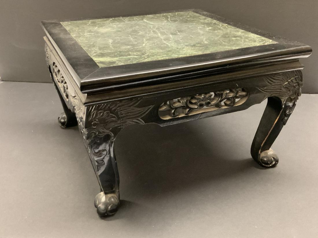 Chinese Marble Top Low Table (1 of 4)