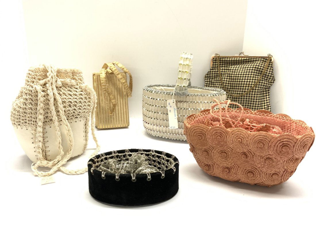 Six Piece Vintage Purses 50's & 60's (1 of 7)