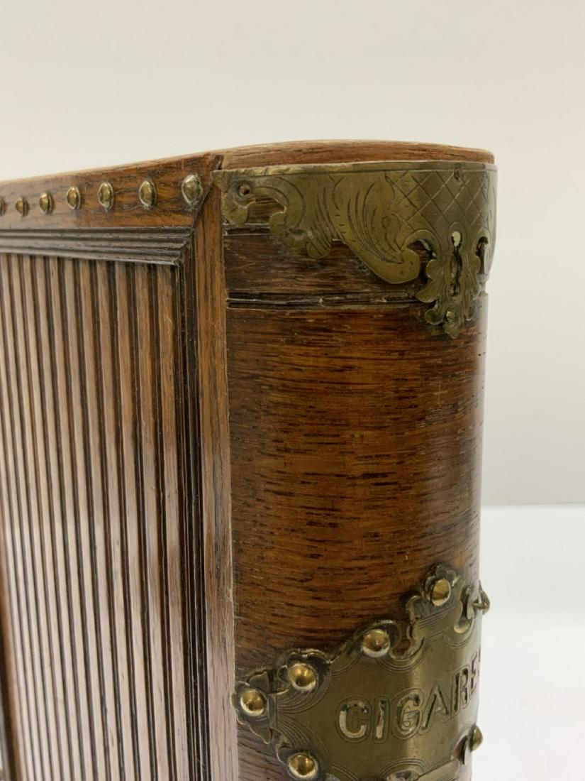 Antique French Faux Book Cigar Box