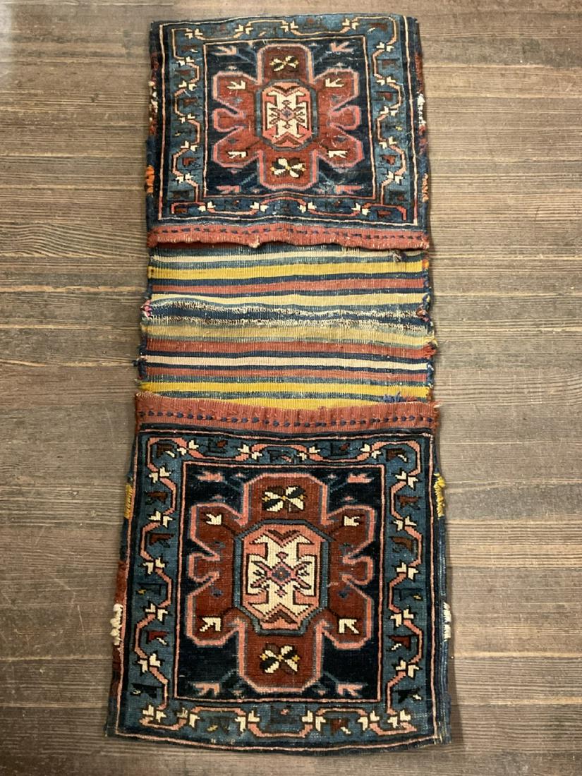 Persian Wool Camel Saddle Bags: Persian Wool Camel Saddle Bags Dimensions: 49” x 19” 2 pockets