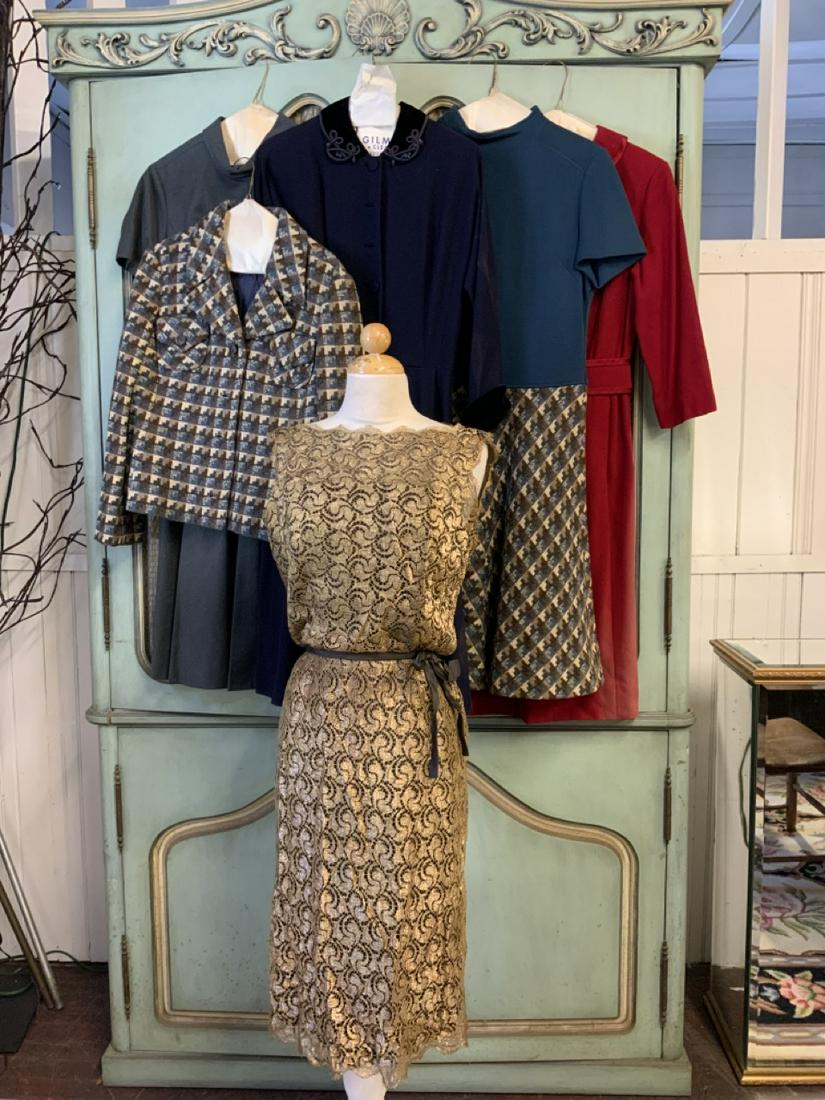 6 Piece Dresses and Jacket: 6 Piece Dresses and Jacket Mirror Room, Mr. Mullen Sizes M-L