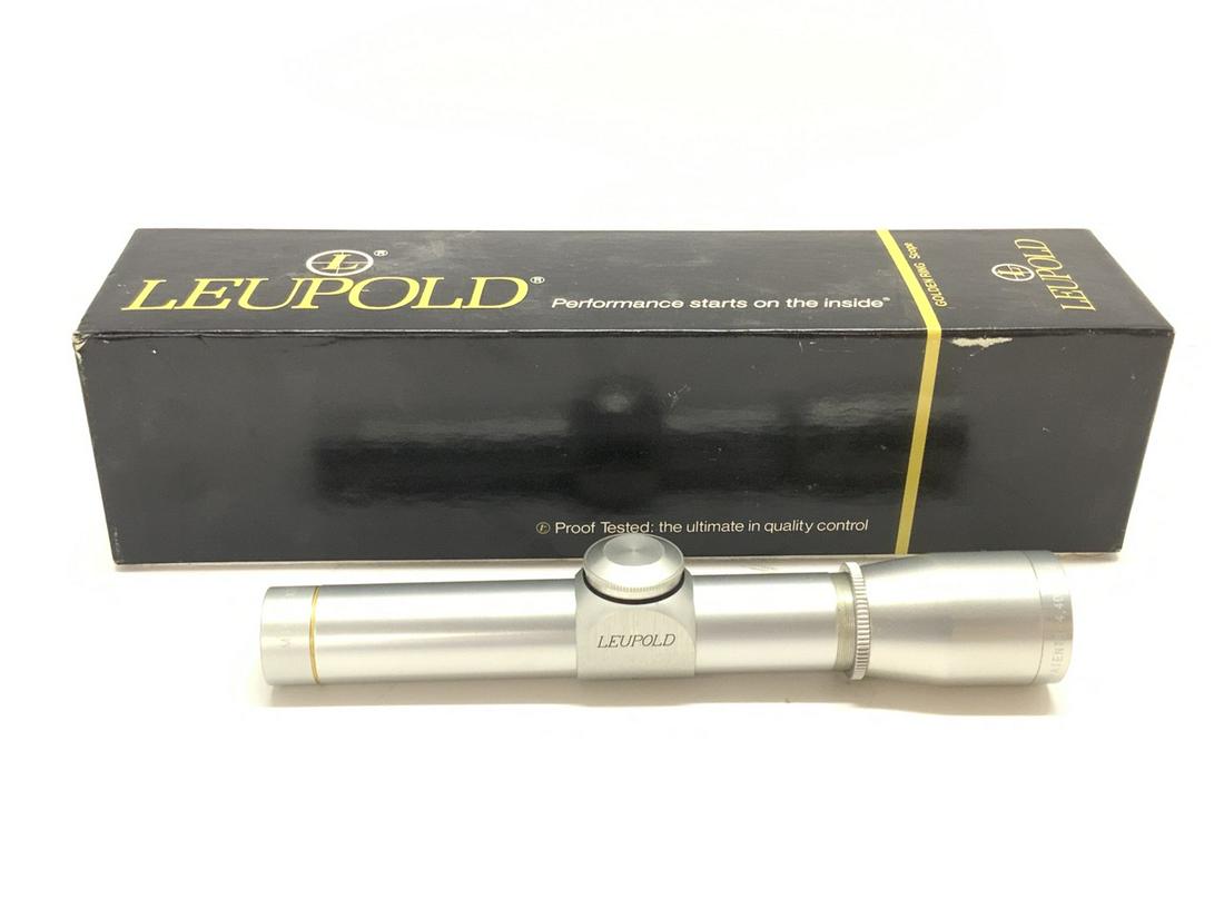 Silver Leupold Golden Ring M8-2X Handgun Scope w/ Extended Eye Relief: Silver Leupold Golden Ring M8-2X Handgun Scope w/ Extended Eye Relief