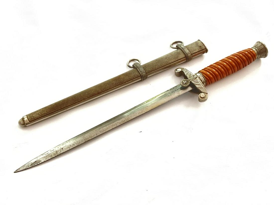 Zeitler Wien Signed WWII German Dagger: Zeitler Wien WWII German Dagger. Dimensions: 14 3/4” L
