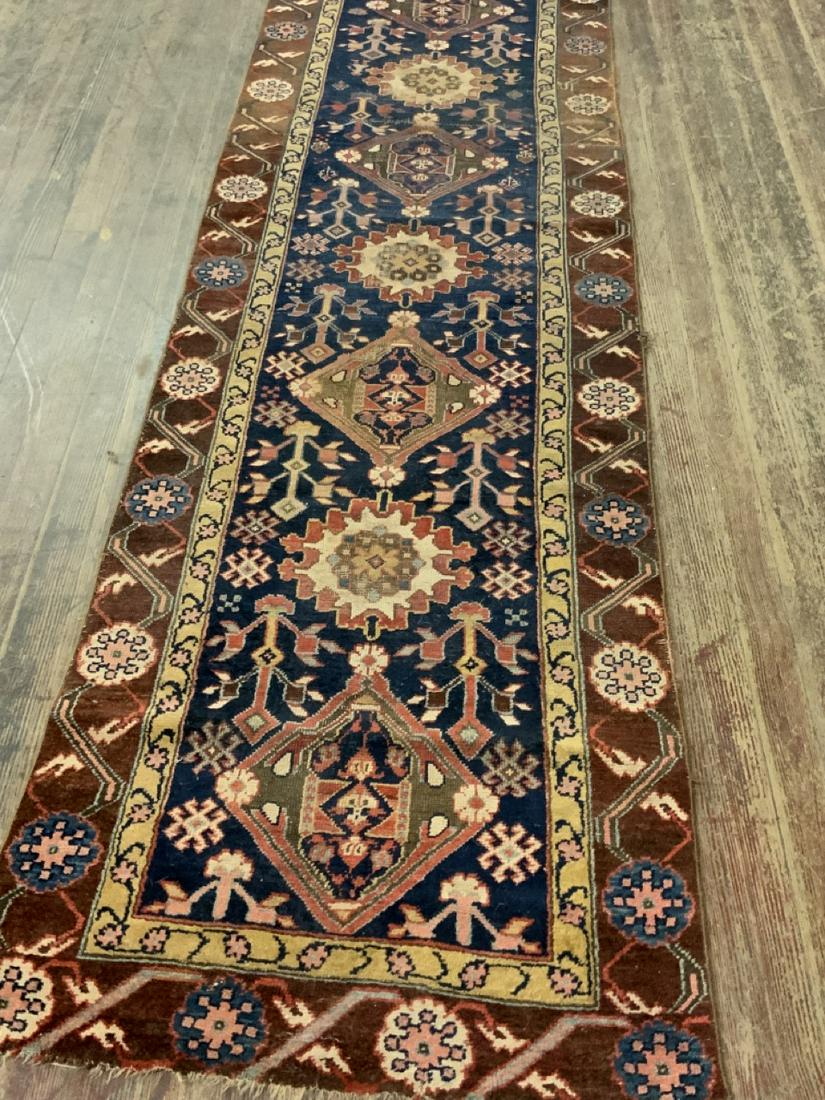 9ft2” x 2ft 11” Semi-Antique Persian Wool Runner: Persian wool runner. 1st half 20th century. Dimensions: 9ft 2" X 2ft 11"
