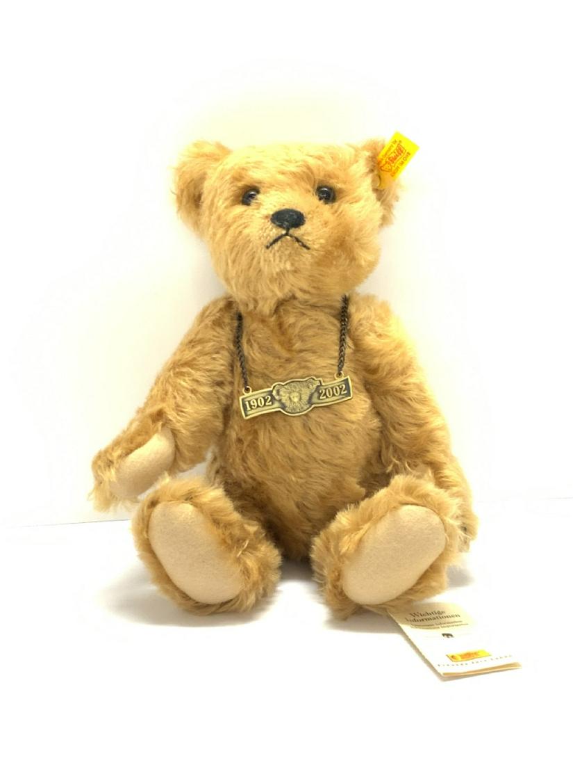 Steiff Growler 2002 Anniversary Bear 12”: Steiff Growler 2002 Anniversary BearDimensions: 12”