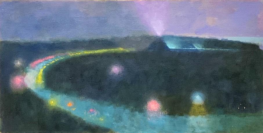 Martin Friedman )1896-1980) 1960's Landscape: Martin Friedman Hungarian, Provincetown, Mass, Brooklyn b.1896- d.1980) Titled: LandscapeMedium: Oil on canvasSigned on reverse.Created: 1964Dimensions: 12" X 24" Catalog no. 12Provenance: Estate Of A