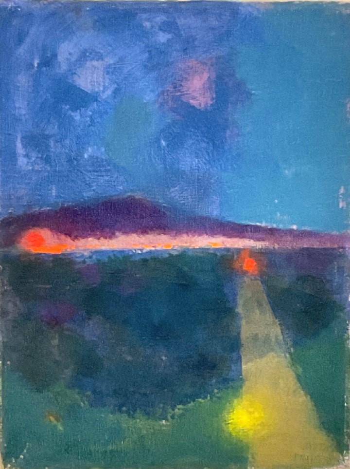 Martin Friedman (1896-1980) Oil On Canvas Landscape: Martin Friedman Hungarian, Provincetown, Mass, Brooklyn b.1896- d.1980).Untitled landscape.Medium: Oil on canvas Signed.Dimensions: 12" X 9" Provenance: Estate Of Arnold Friedman by descent.