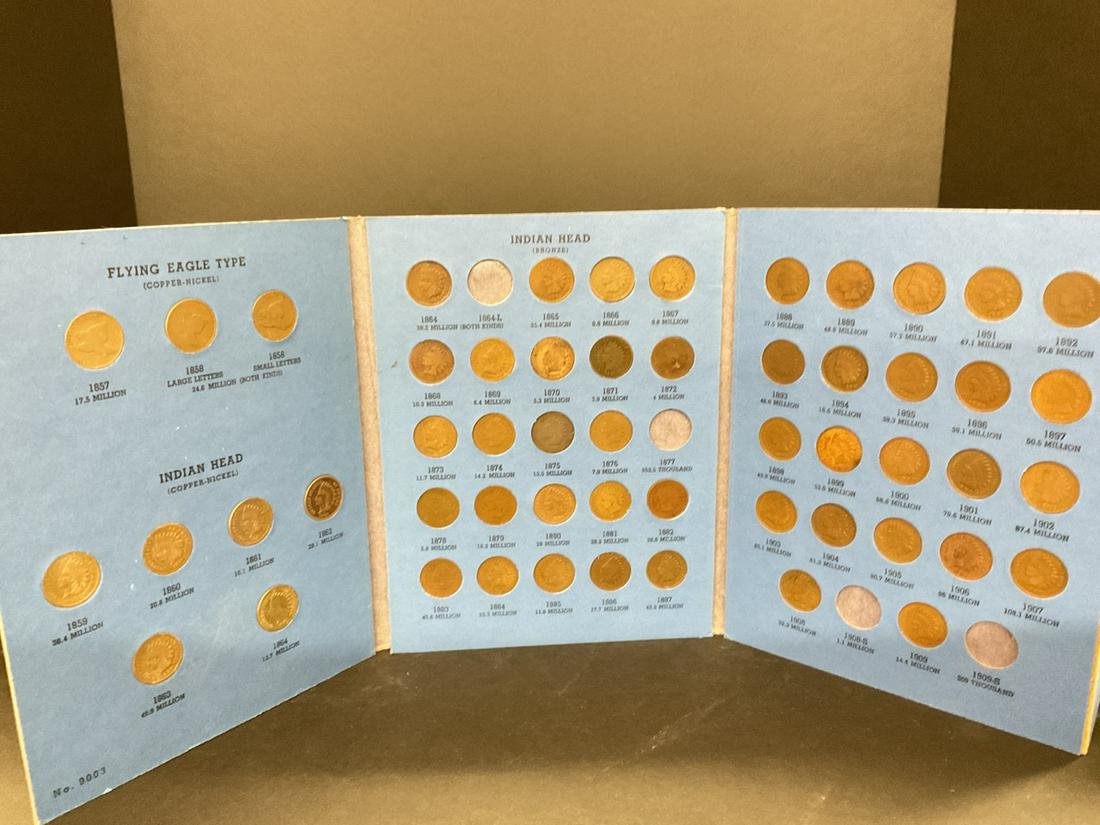 Whitman Album Containing Indian Head Cents (1 of 4)