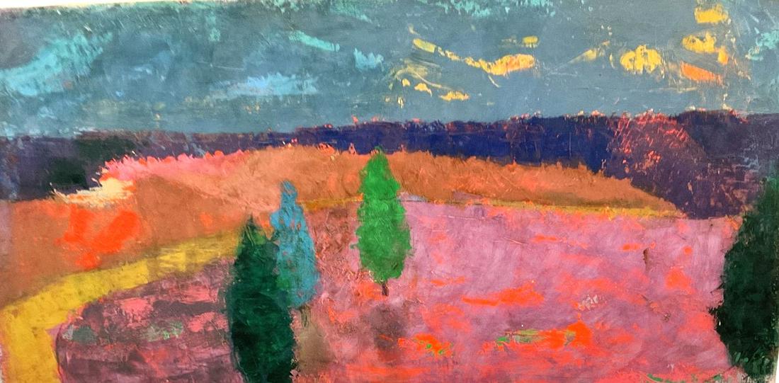 Martin Friedman (1896-1980)  “Three Trees” (1 of 6)