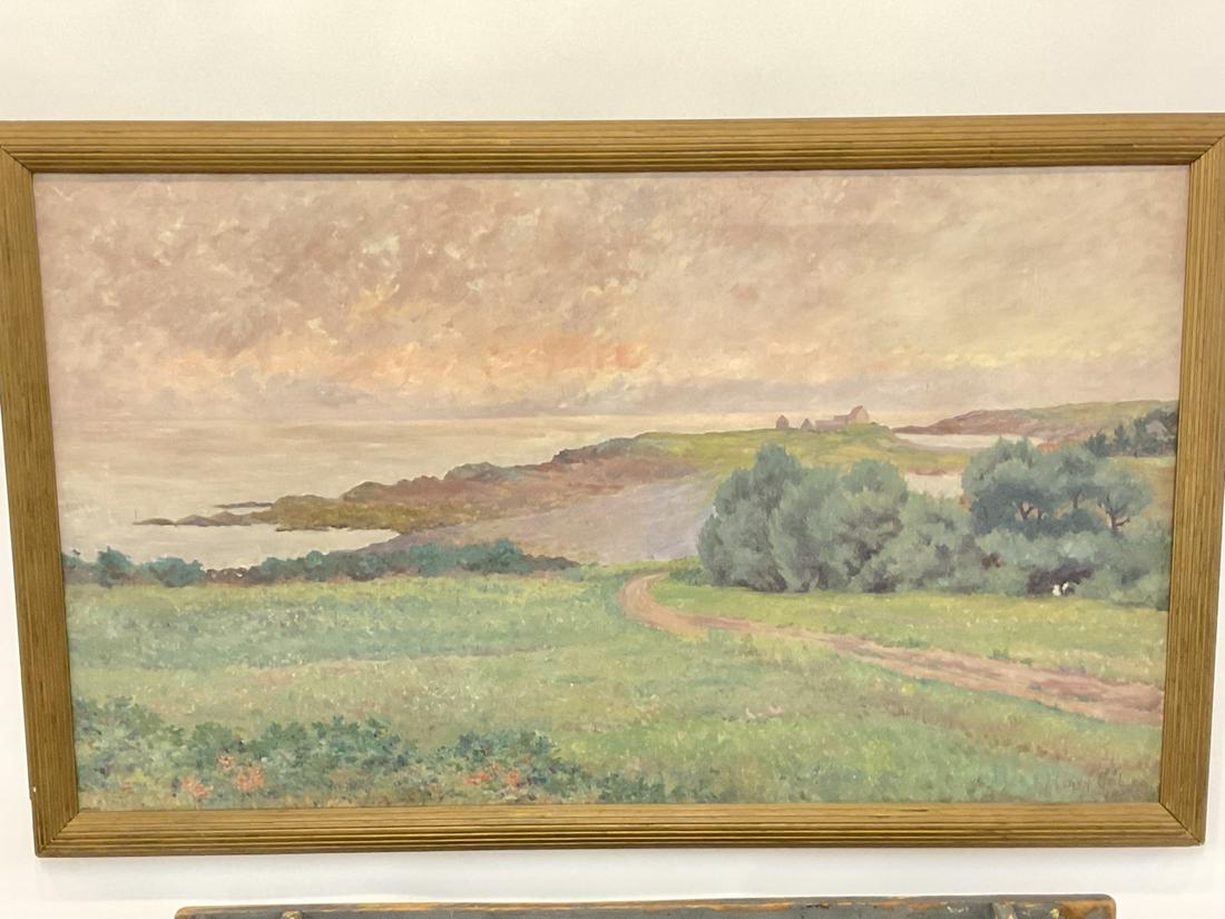 Henry Charles Lee (1864-1930) Maine Oil Landscape 1896 (1 of 7)