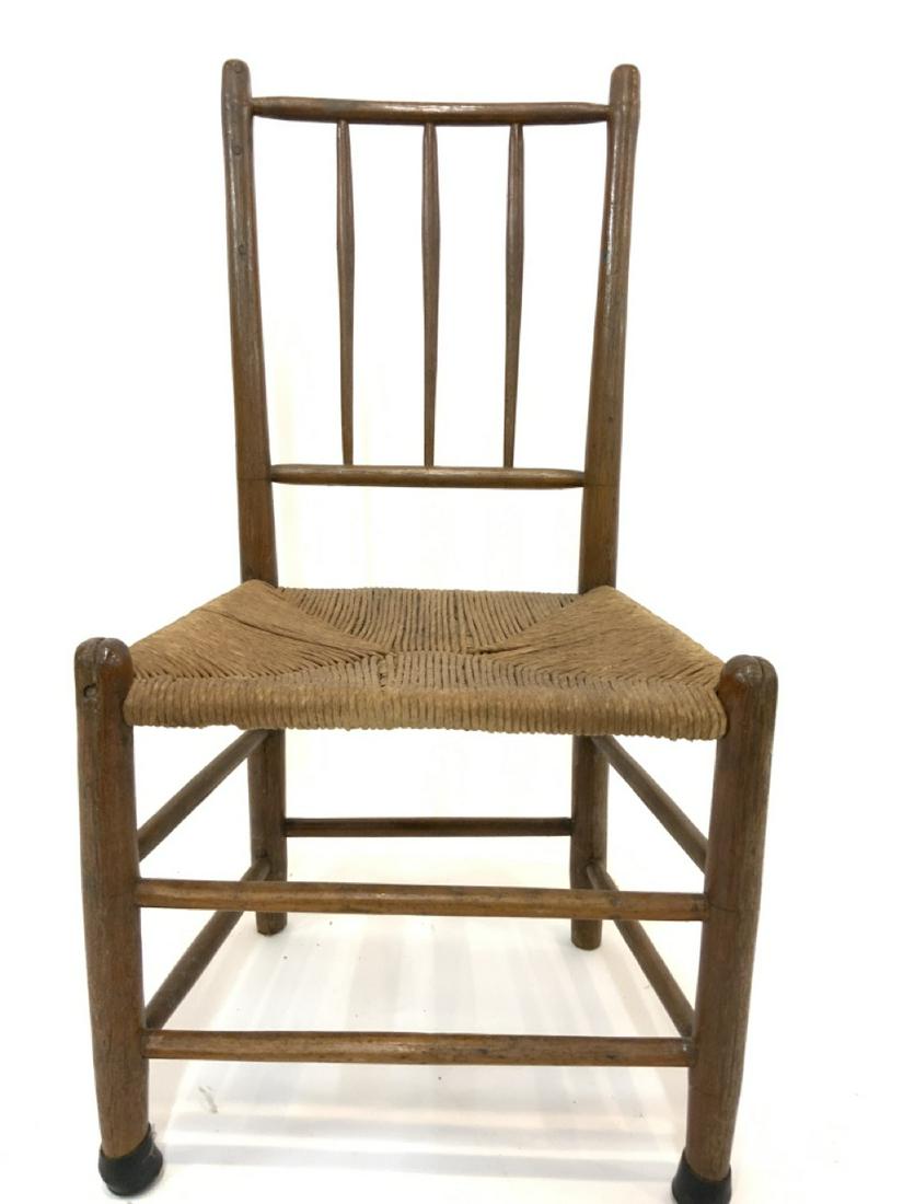 Set Of Five (5) Country Primitive Dining Chairs (1 of 9)